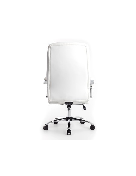 SILLA Q-CON.DIREC VERONA SIM PIEL BASE MET.ALT MAX 1210X650X730MM BL.