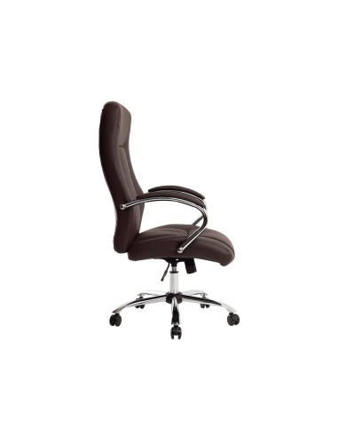 SILLA Q-CON.DIREC VERONA SIMIL PIEL MET.ALT MAX 1210X650X730MM MARRON