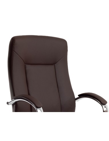 SILLA Q-CON.DIREC VERONA SIMIL PIEL MET.ALT MAX 1210X650X730MM MARRON