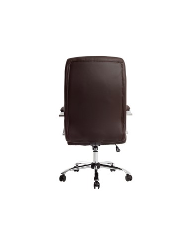 SILLA Q-CON.DIREC VERONA SIMIL PIEL MET.ALT MAX 1210X650X730MM MARRON