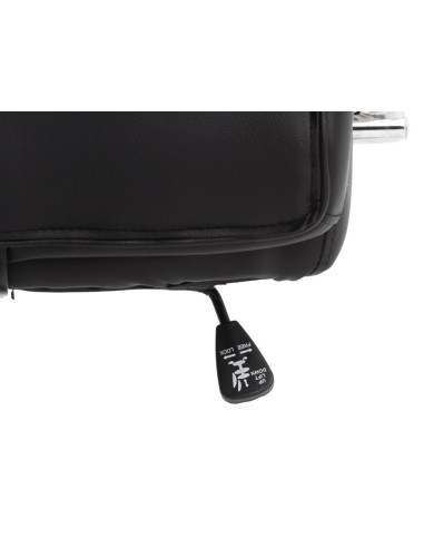 SILLA Q-CON.DIRECCION VERONA SIMIL PIEL BASE MET. ALT1210X650X730MM