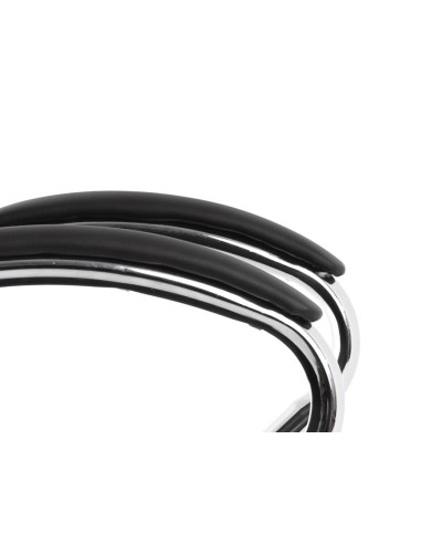 SILLA Q-CON.DIRECCION VERONA SIMIL PIEL BASE MET. ALT1210X650X730MM