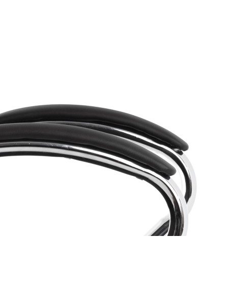 SILLA Q-CON.DIRECCION VERONA SIMIL PIEL BASE MET. ALT1210X650X730MM