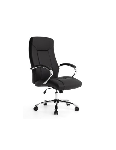 SILLA Q-CON.DIRECCION VERONA SIMIL PIEL BASE MET. ALT1210X650X730MM