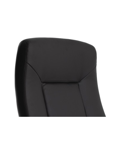 SILLA Q-CON.DIRECCION VERONA SIMIL PIEL BASE MET. ALT1210X650X730MM