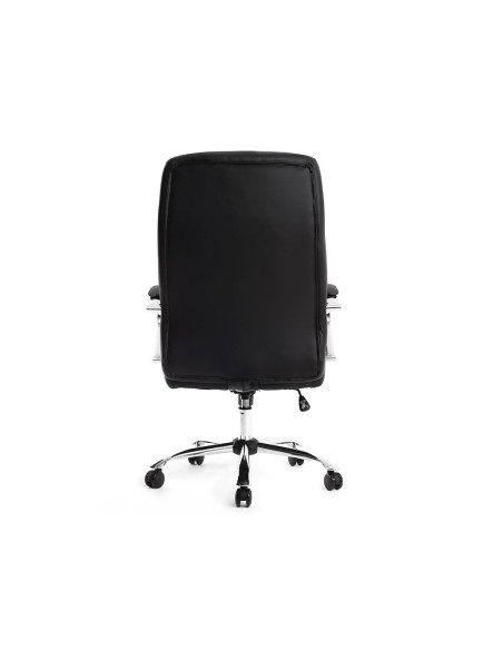 SILLA Q-CON.DIRECCION VERONA SIMIL PIEL BASE MET. ALT1210X650X730MM