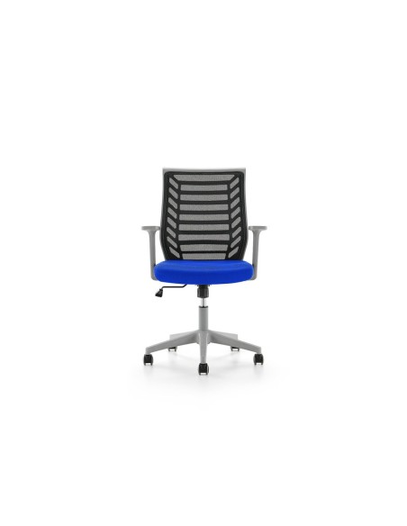 SILLA RD OFICINA B/REG. EST.GRIS RESPALDO MALLA ASIENTO IGNIFUGA AZ.