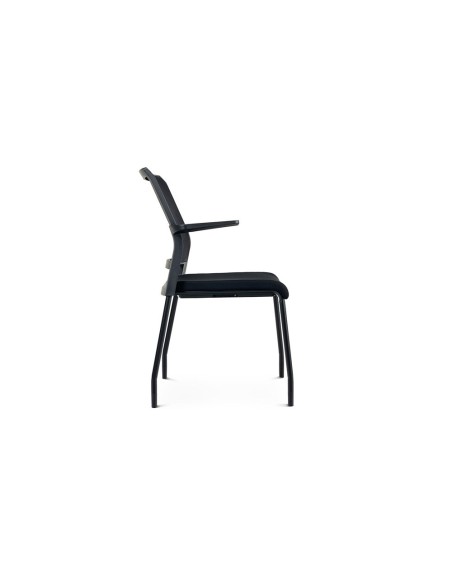 SILLA RD CONFIDENTE BRAZOS FIJOS EST.MET.ASIENTO IGNIF NG.RESP MALLA