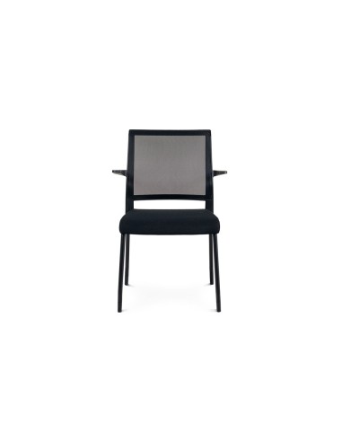 SILLA RD CONFIDENTE BRAZOS FIJOS EST.MET.ASIENTO IGNIF NG.RESP MALLA