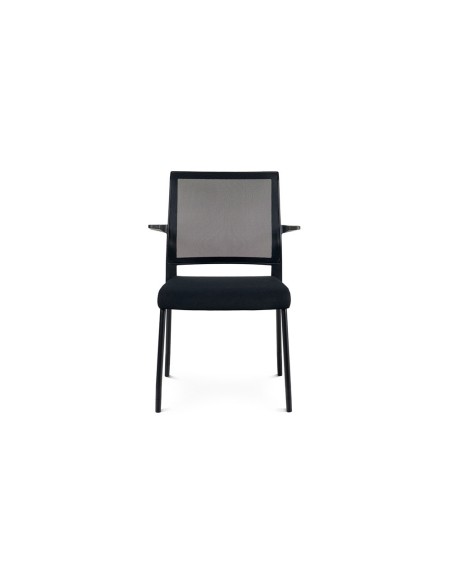 SILLA RD CONFIDENTE BRAZOS FIJOS EST.MET.ASIENTO IGNIF NG.RESP MALLA