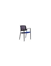SILLA RD CONFIDENTE BRAZOS FIJOS EST.MET.ASIENTO IGNIF AZ. RESP MALLA 2