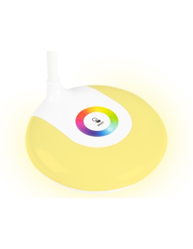 LAMPARA INFANTIL RECARGABLE ABS 16 LED 3.7W SENSOR 3 NIVELES BL.