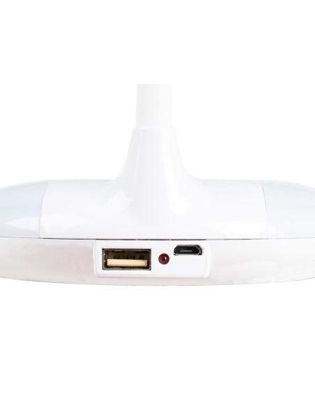 LAMPARA INFANTIL RECARGABLE ABS 16 LED 3.7W SENSOR 3 NIVELES BL.