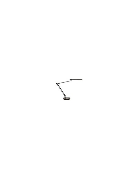 LAMPARA UNILUX MAMBO LED 5,6W DOBLE ARTICULADO ABS AL.NG. BASE 19 CM