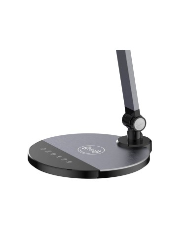 LAMPARA OFICINA Q-CON.SOBREMESA PRO.AL.9W 120 LED CARGADOR MOVIL NG.