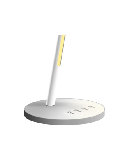 LAMPARA OFICINA Q-CON.SOBREMESA ABS TACTIL 6W 32 LED 330LM BL.