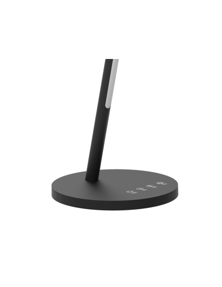 LAMPARA OFICINA Q-CON.SOBREMESA ABS TACTIL 6W 32 LED 150LM NG.