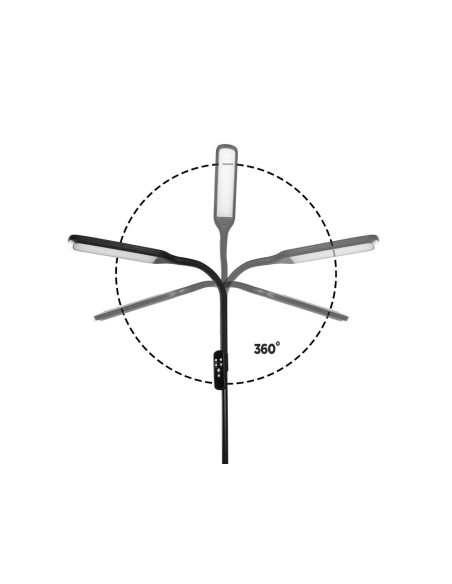 LAMPARA SUELO Q-CON.15W CONTROL REMOTO ALTURA 146 CM NG.