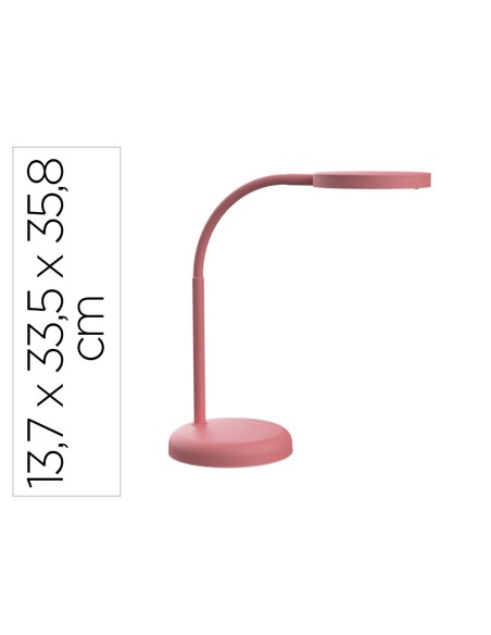LAMPARA ESCRITORIO MAUL LED JOY ROSA 137X335X358MM