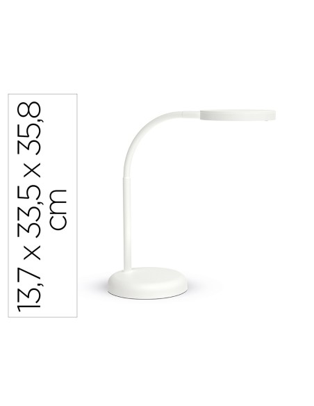 LAMPARA ESCRITORIO MAUL LED JOY BL.137X335X358MM