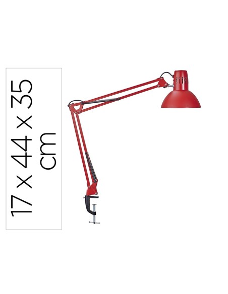 LAMPARA ESCRITORIO MAUL STUDY PINZA RJ. 170X440X350MM