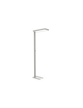 LAMPARA PIE MAUL LED JURA AL.COLOR PLATA 1200X500X120MM