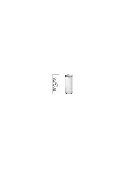 PARAGUERO METALICO 301 BLANCO MEDIDA 50X21.5 AROS CROMO