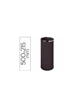 PARAGUERO METALICO 301 NEGRO MEDIDA 50X21,5 AROS CROMO 2