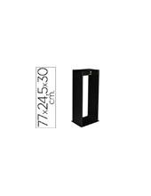 CENICERO METALICO C/REJILLA ARENA NEGRO 770X245X300 MM 2