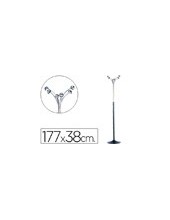 PERCHERO METALICO 600 6 COLGADORES NEGRO 2