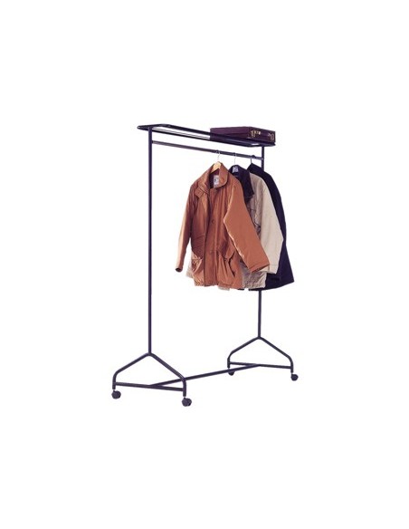 VESTIDOR PORTATIL C/REPISA CAP.40 PERCHAS