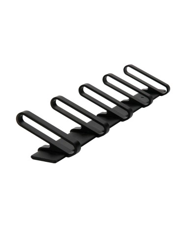 PERCHERO  PARED METALICO 5 COLGADORES NG.430X88X55MM