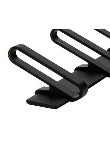 PERCHERO  PARED METALICO 5 COLGADORES NG.430X88X55MM