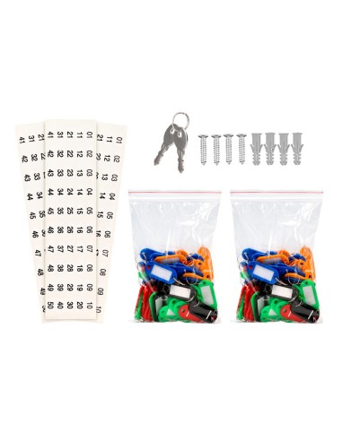 ARMARIO METALICO PORTALLAVES Q-CON.370X280X80 MM 140 LLAVES