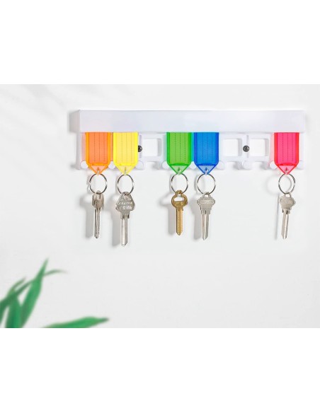 LLAVERO PORTAETIQUETAS Q-CON.COMP. VE. CAJA 40 UD.