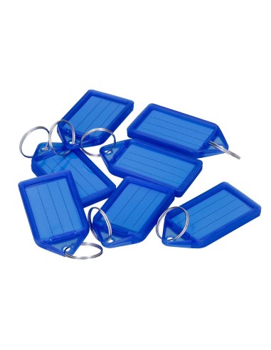 LLAVERO PORTAETIQUETAS Q-CON.COMP. AZ. CAJA 40 UD.