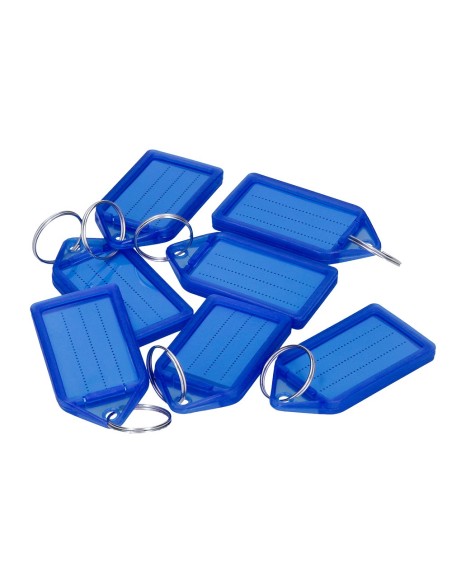 LLAVERO PORTAETIQUETAS Q-CON.COMP. AZ. CAJA 40 UD.