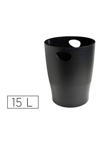PAPELERA PLASTICO 15 LITROS EXACOMPTA NG. ECO