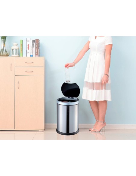 PAPELERA METALICA Q-CON.SENSOR AUTOMATICO 10 LITROS