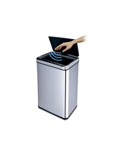 PAPELERA METALICA Q-CON.SENSOR AUTOMATICO 80LT.820X270X400 MM