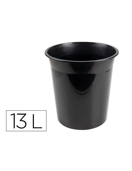 PAPELERA PLAST.Q-CON.NG. OPACO 13 LITROS