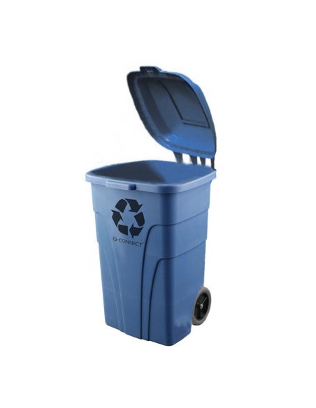 CONTENEDOR PLASTICO Q-CON. CAP. 240 LITROS AZUL 1015X575X730 MM C/RUE