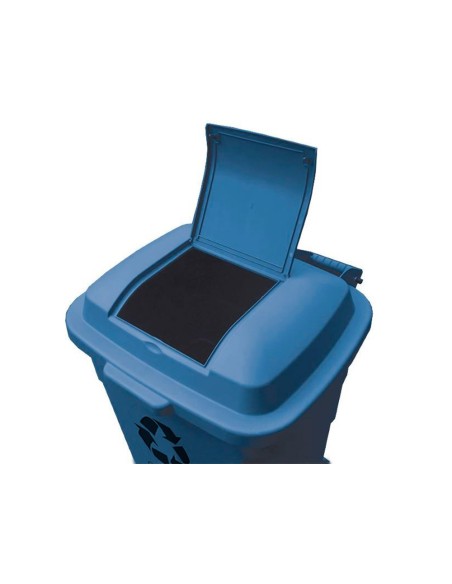 CONTENEDOR PLASTICO Q-CON. CAP. 240 LITROS AZUL 1015X575X730 MM C/RUE