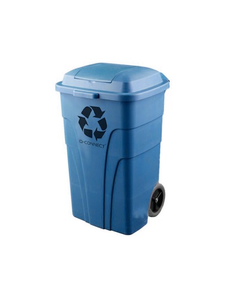 CONTENEDOR PLASTICO Q-CON. CAP. 240 LITROS AZUL 1015X575X730 MM C/RUE