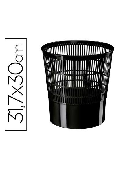 PAPELERA PLASTICO CEP ECOLINE REJILLA NG.30X30X31,7 CM