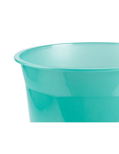 PAPELERA PLAST. MENTA TRANS.13LT.275X285MMMM