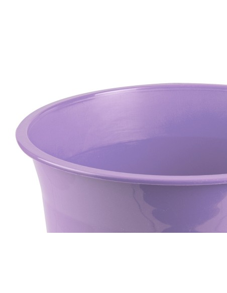 PAPELERA PLAST. LAVANDA OPACO 13LT.275X285MM