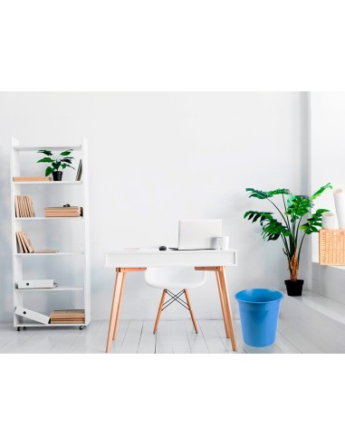 PAPELERA PLAST. CEL. OPACO 13LT.275X285MM