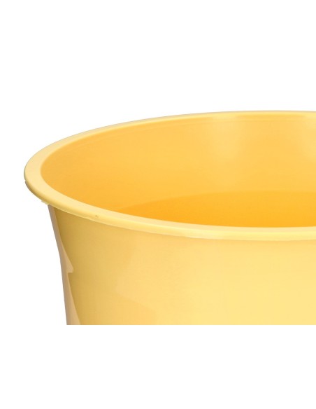 PAPELERA PLAST.Q-CON.AM. PASTEL OPACO 13LT.275X285MM