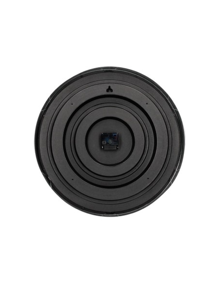 RELOJ Q-CON.PARED PLASTICO OFICINA RED.60 CM MARCO CROMADO